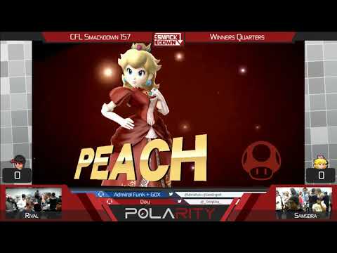 CFL Smackdown 157 WiiU - Rival (Ryu) vs Samsora (Peach) - Winners Quarters
