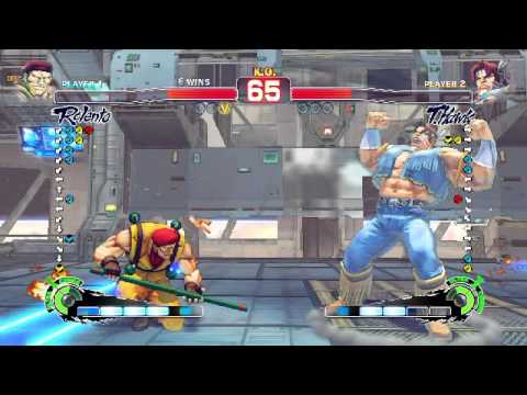 Ultra Street Fighter IV battle: Rolento vs T. Hawk