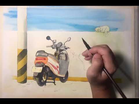 WMF Watercolor - A Brief Rest