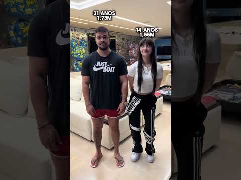 LUCCAS NETO E GI MOSTRAM SUA ALTURA