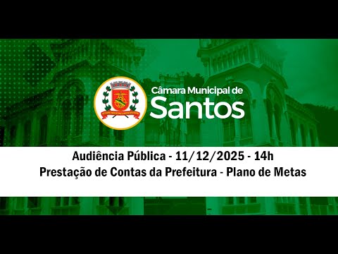Audiência Pública | Prestação de Contas da Prefeitura - Plano de Metas