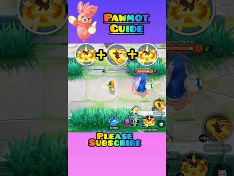 🐾 Pawmot Best Guide in Pokémon Unite ⚡ | Supercell Slam + Mach Punch Combo 🔥| #shorts #pokemonunite