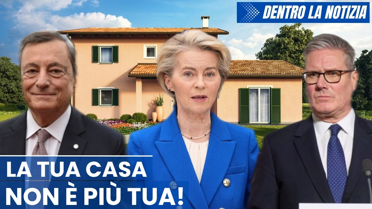 Draghi von der Leyen Starmer: FATTI dimostrano che la casa non è più tua e NWO schiaccia i popoli!