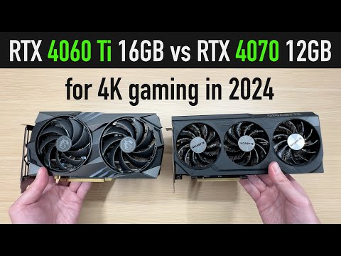 RTX 4060 Ti 16GB vs RTX 4070: Which is better for smooth 4K gaming in 2024?