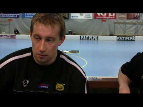 IlvesFS-Tervarit 7-2 (3-1) futsalliiga välierä 27.2.2010 haastattelut