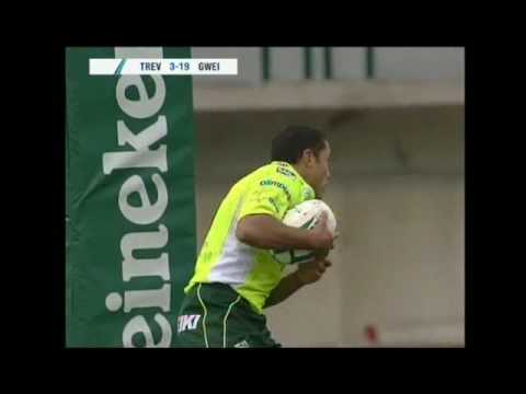 Benetton Treviso v Ospreys Brendan Williams try.AVI