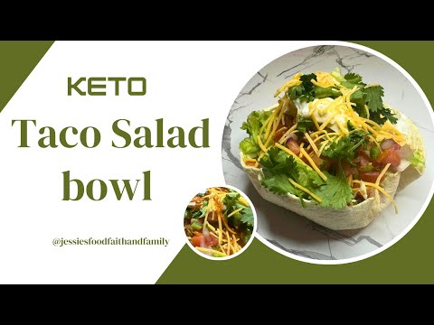 Best Keto Taco Salad Bowl (low carb)