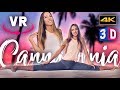 VR 3D 4K CANNAFORNIA GIRLS SEXY FITNESS STRETCHING YOGA PANTS IN VIRTUAL REALITY 360 180