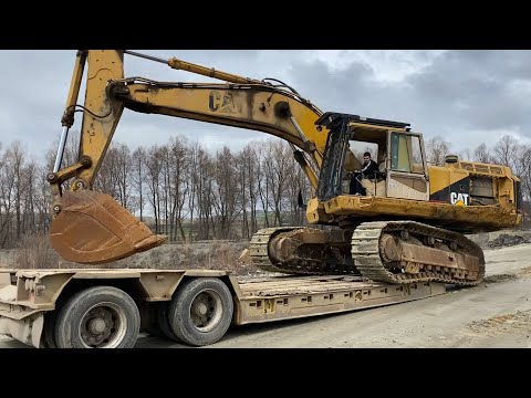 Loading And Transporting The Caterpillar 350 Excavator - Fasoulas Heavy Transports