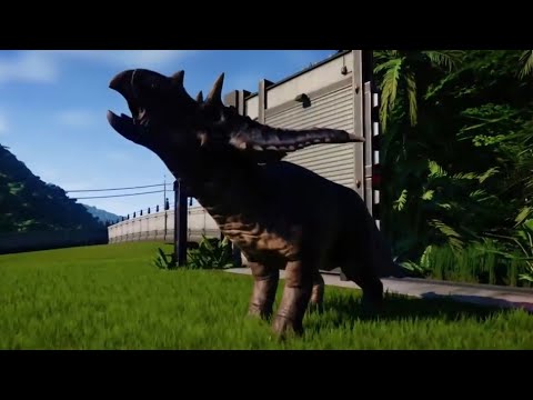 Jurassic World: Evolution - Chasmosaurus Kills Everything