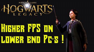 Hogwarts Legacy - How To Get Higher Framerate on Lower End PC&#39;s | Upscaling
