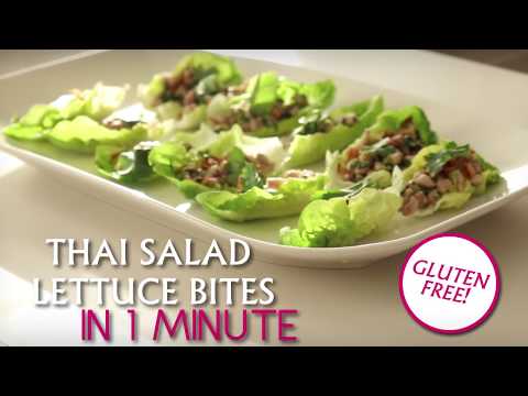 Thai Salad Lettuce Bites in 1 minute
