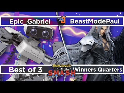 Epic Gabriel (ROB) vs BeastModePaul (Sephiroth) Winners Quarters - Boardwalk Smash #35 - SSBU