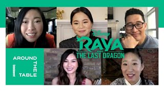 'Raya and the Last Dragon' Voice Actors Interview | Around the Table | Entertainment Weekly video