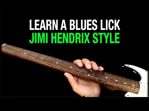 Blues Lick - Jimi Hendrix Style