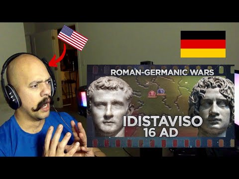 Reacting to German history | Idistaviso 16 AD Roman Germanic Wars DOCUMENTARY