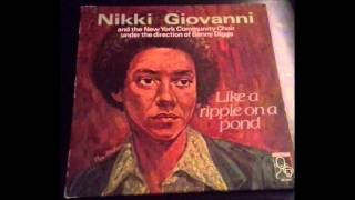 Nikki Giovanni - Like A Ripple On A Pond - Full 1973 Vinyl Album