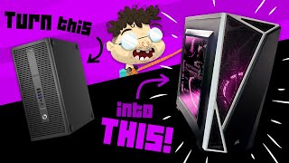 Old HP office PC becomes a GAMING PC!