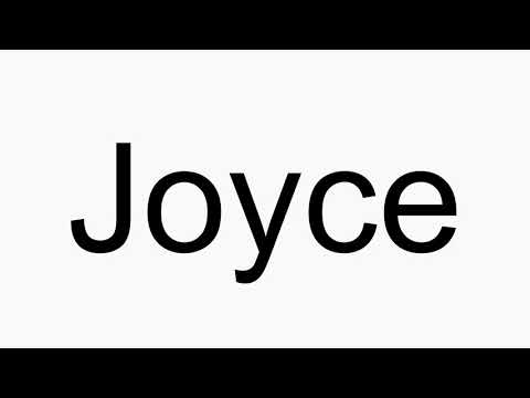 How to pronounce Joyce