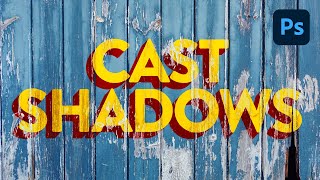 How to create a cast shadow effect in photoshop tutorial #Nucly