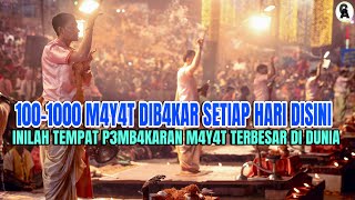 Download lagu THE LARGEST M4Y4T BURNER IN THE WORLD, HAS BURNED BILLIONS OF M4Y4T HERE. MANIKARNIKA GHAT. mp3