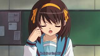 Download lagu The Melancholy of Haruhi Suzumiya Ep.1 mp3 Download lagu The Melancholy of Haruhi Suzumiya Ep.1 mp3