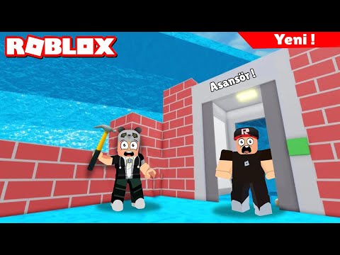 Asansör Geldi! Bir Ev Yap ve Tsunamiye Karşı Kendini Savun ! - Roblox Build to Survive the Tsunami 🌊