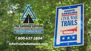 preview picture of video 'The Civil War Trail in Alamance County'