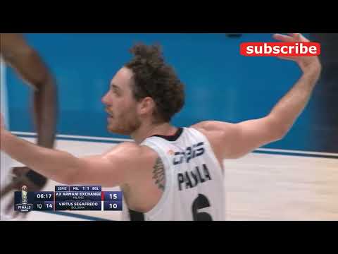 Olimpia Milano - Virtus Bologna  the first fantastic 5 min,  game 3  Finals LBA 2022