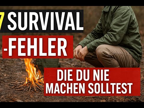 7 schlimme Survival-Fehler, die Anfänger immer wieder machen (und wie du sie vermeidest)