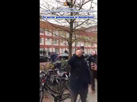 Thirret EZANI I PARË në Amsterdam | ALLAHU EKBER