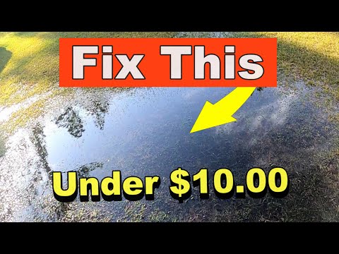 Vertical Drainage - NEW Way to Remove Water - DIY under $10.00