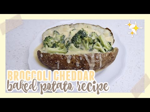 EASY Broccoli Cheddar Baked Potato Recipe
