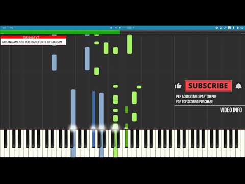 Pigro (Pino Daniele) - Full Video Piano tutorial per spartito pdf vd info