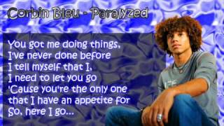 Corbin Bleu Paralyzed &amp; Lyrics