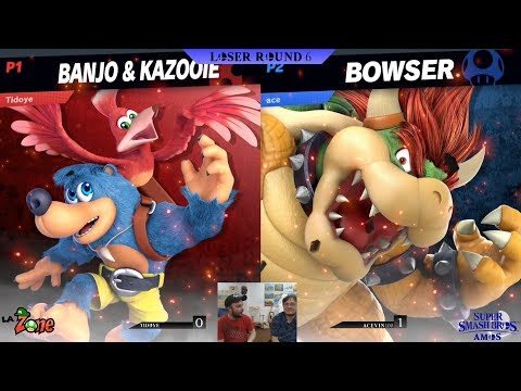 SSBA Ultimate Saison 2 Weekly #10 - Tidoye (Banjo) vs AceVin100 (Bowser) - Losers Semi-Final