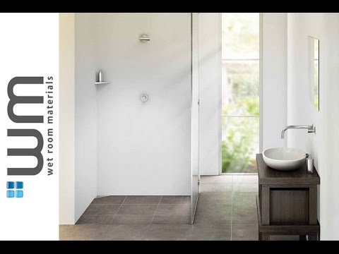 How to install Unidrain® Wet room installation on wooden floor joists with poured floor