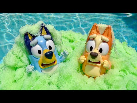 Bluey Pool SLIME Surprise 😱 Gone Wrong!?