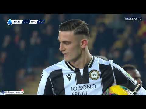 Lorenzo Lucca (Lecce vs Udinese) - 2025 Serie A Round 26