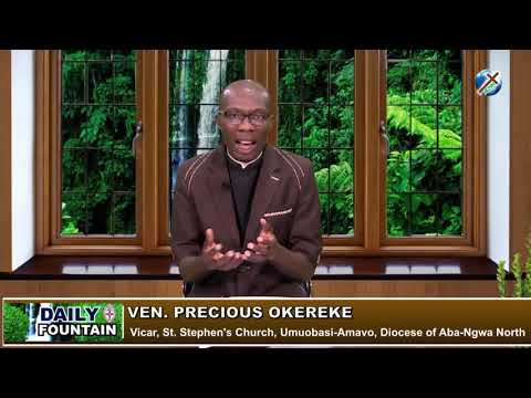 DAILY FOUNTAIN OF SEPTEMBER 19, 2018 - VEN. PRECIOUS OKEREKE