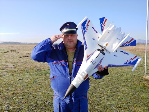 SUKHOI SU 27 EPO 6CH 6 Axis Gyro 3D Stunt Auto-Return RC Airplane with FC Mode 2 RTF Maiden flight