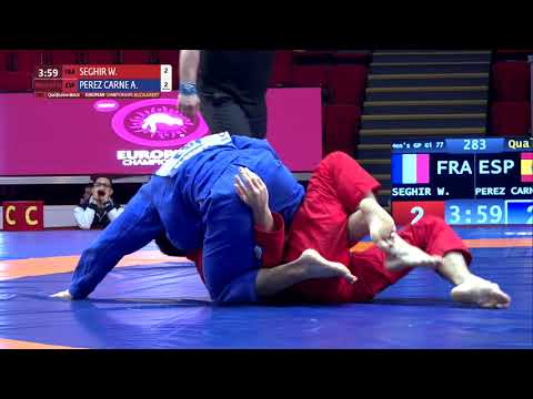 Qual. Men's GP Gi - 77 kg: W. SEGHIR (FRA) v. A. PEREZ CARNE (ESP)