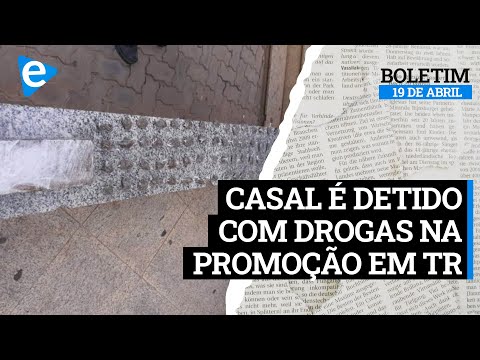 Casal é preso por anunciar promoção de drogas na internet em Três Rios - Boletim do Dia | 19/04/2021