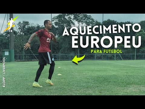 AQUECIMENTO NÍVEL EUROPEU PARA FAZER ANTES DO JOGO | Warm up para futebol