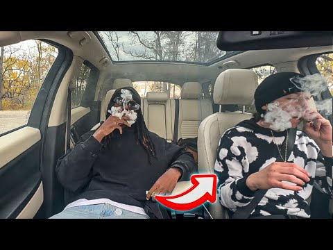 FIRST HOTBOX IN HIS BRAND NEW CAR