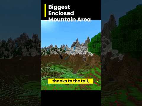 #Biggest #enclosed #mountain #seed for #minecraft 1.20 #shorts