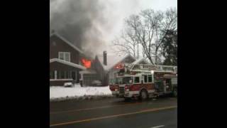 preview picture of video 'Westerville, Ohio - House Fire (1)'