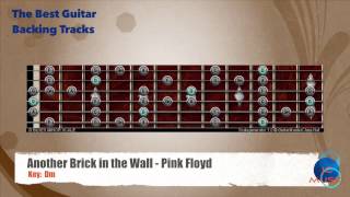 Another Brick in the Wall - Pink Floyd Guitar Backing Track with scale map / Chart
