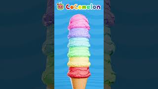 Download lagu ICE CREAM 4 me PLEASEEE! 🍧 Guess the Colors with CoComelon #shorts #cocomelon mp3