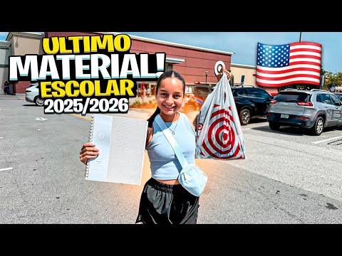 BUYING MY LAST SCHOOL SUPPLIES IN THE USA / MY LAST YEAR OF HIGH SCHOOL